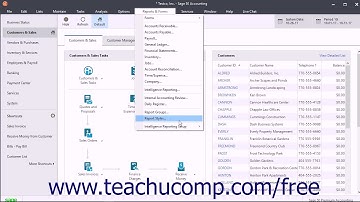 Sage 50 2018 Tutorial Sage 50 Intelligence Reporting Sage Training