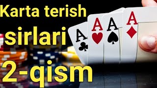 KARTA TERISH SIRLARI 2-QISM ! КАРТА ТЕРИШ СИРЛАРИ 2-ҚИСМ