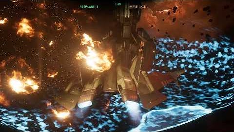 Gladius penetrated by Aurora in Star Citizen