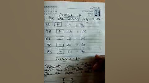 Class- 1 Maths || Addition and Subtraction up to 99 || Part- 2... By Sangita Ma