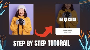 How To Design User Profile Card Using HTML & CSS.