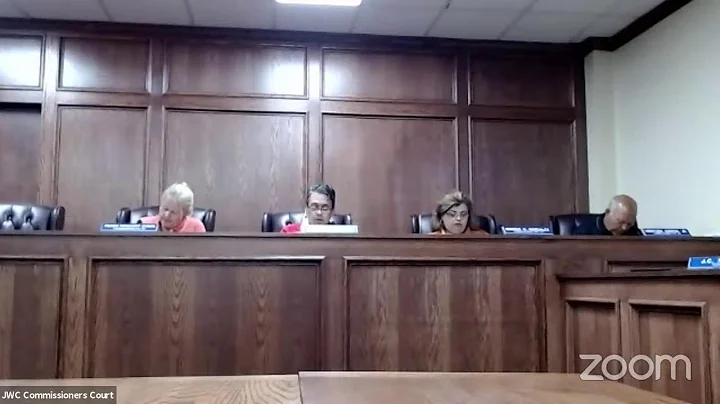 JWC Commissioners Court Meeting - October 22, 2021