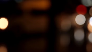 Blurry Bokeh traffic| Free HD Stock Footage