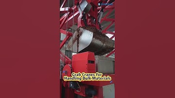 Grab Cranes for Handling Bulk Materials - SEVENCRANE #shorts #short #shortvideo #shortsvideo