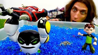 Бен 10 в видео с игрушками – Ищем учебники Бен Тена! Бен 10 в видео с игрушками – Ищем учебники Бен Тена!