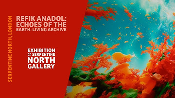 Refik Anadol: Echoes of the Earth: Living Archive | exhibition | Serpentine North Gallery