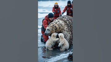 Heroes Save Injured Polar Bear Covered in Thousands of Barnacles