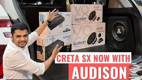 CRETA SX GETTING REPLACED BY AUDISON SETUP & JL INVISIBLE SUBWOOFER! #9550010888