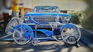 Lowrider bike with airbags 2016