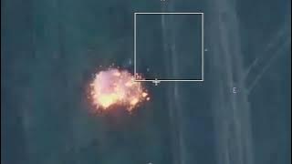 Русский беспилотник над полями ржи