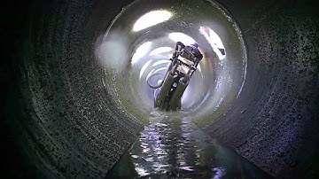 Lateral reinstatement and cutting protruding taps sewer robot