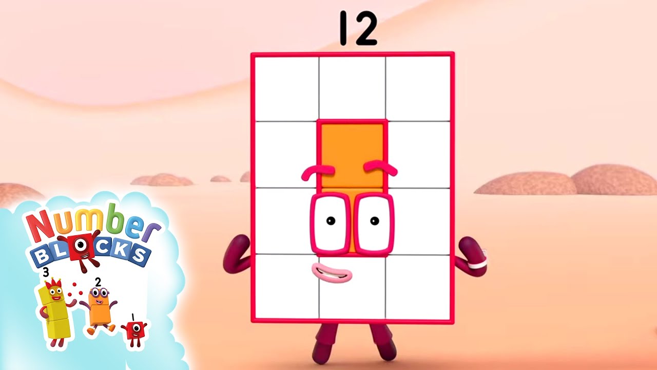 Les grands nombres – Douze | Apprendre à compter | Numberblocks