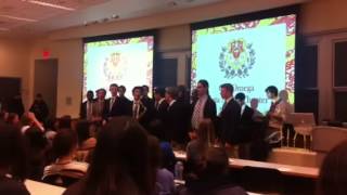 UPenn SAE Pledges Serenade Chi O