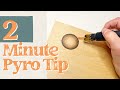 Pyrography shading tutorial    wood burning shading exercise    how shade with wood burning