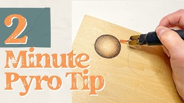 Pyrography Shading Tutorial  |  Wood Burning Shading Exercise  |  How Shade with Wood Burning