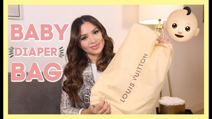 Here's what I put in my diaper bag lv neverfull #diaperbag #diaperbagm