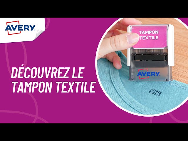 Découvrez le tampon textile Avery ! 