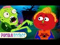 Pueblo Teehee | Túnel embrujado con personajes de miedo - Canciones infantiles animadas