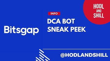 Bitsgap DCA Bot Sneak Peek - Bitsgap Tutorial