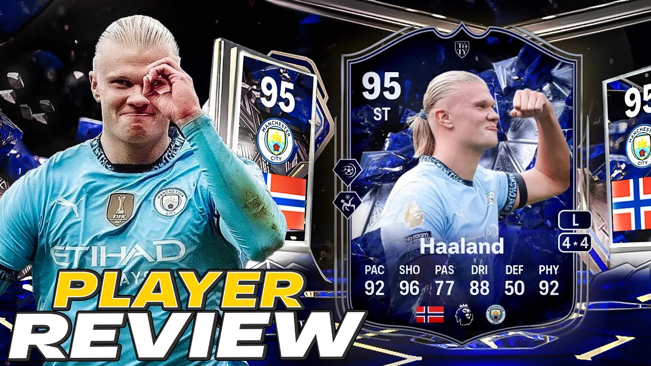 🔥95 TOTY HONOURABLE MENTIONS HAALAND PLAYER REVIEW - EA FC 25 ULTIMATE TEAM