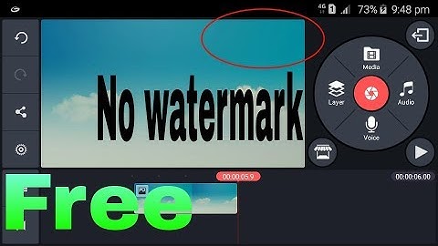 How to remove watermark in kinemaster for free?