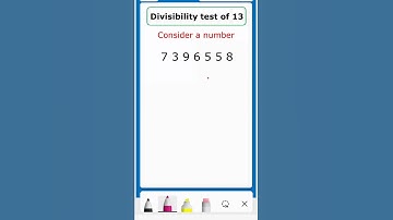 13 Divisibility Test || Divisibility Rule of 13 #ytshorts #youtubeshorts #divisibility
