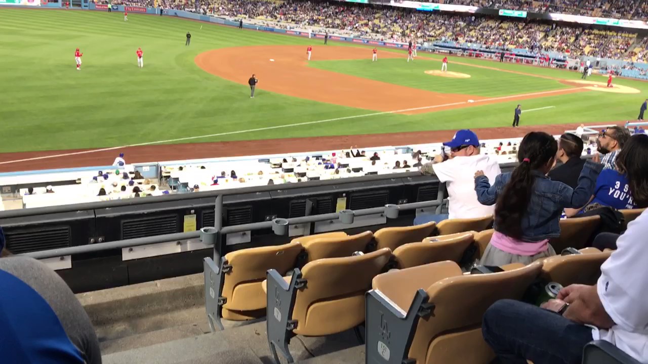 Infield Loge Box Seats At Dodger Stadium Elcho Table