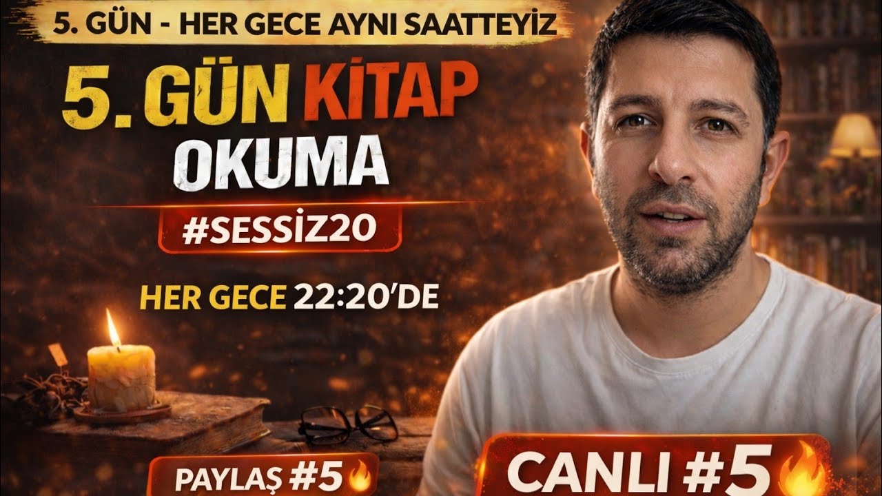 Sessiz20 Gün 5 | Her Gece Aynı Saatteyiz | 20 Dakika Kitap Okuma