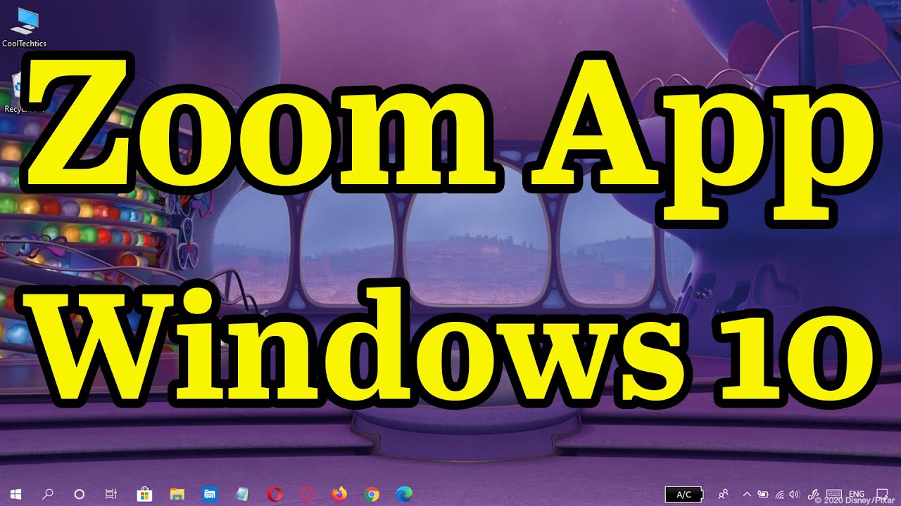 How To Install Zoom App On Windows 10 Youtube