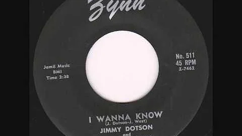 Jimmy Dotson & The Blue Boys - I Wanna Know
