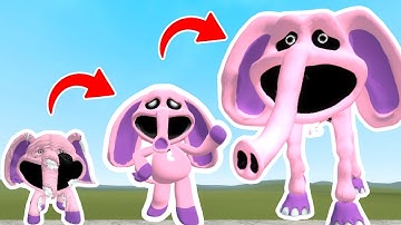 EVOLUTION OF NEW DUBBA DUBBAPHANT FROWNING SMILING CRITTERS POPPY PLAYTIME CHAPTER 3 In Garry