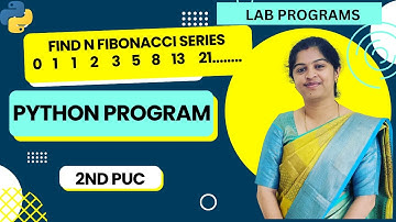 Write a python program using a function to print fibonacci series up to n numbers|2nd PUC lab prg1