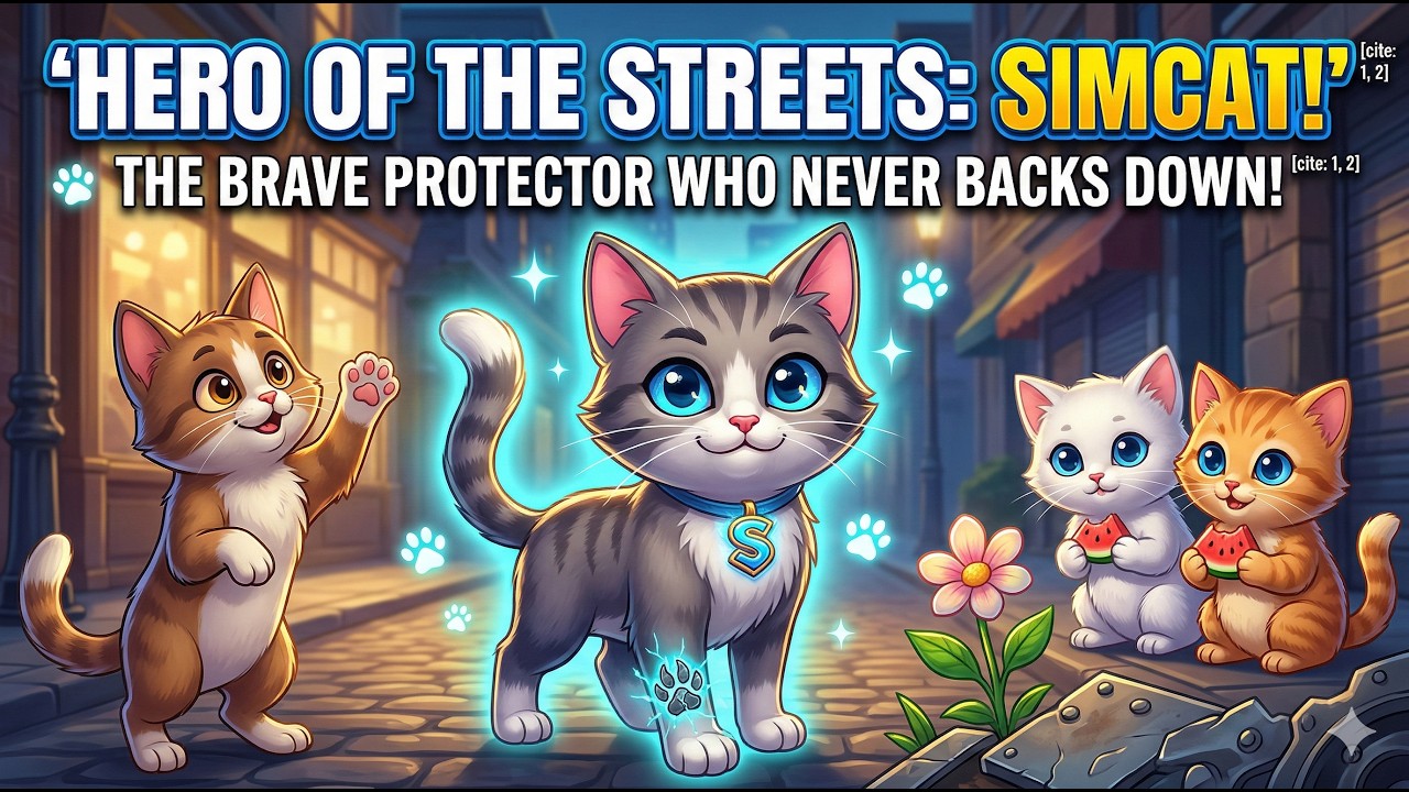Hero of the Streets: SimCat: The Brave Protector Who Never Backs Down!