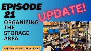 Updating on Decluttering and Organizing of the Overflow Room