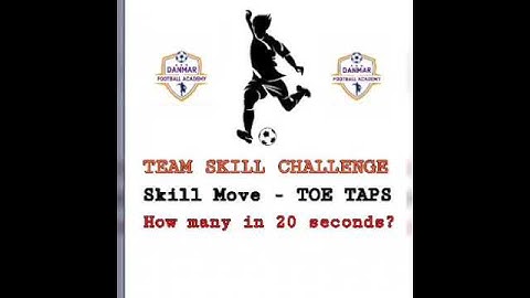 WEEK 1 SKILL CHALLENGE - TOE TAPS