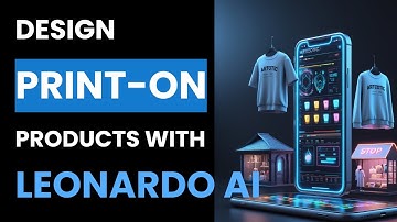 How to Design Print-on-Demand Products with Leonardo AI (Best Method)
