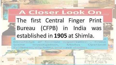 Indian History of Forensic Science