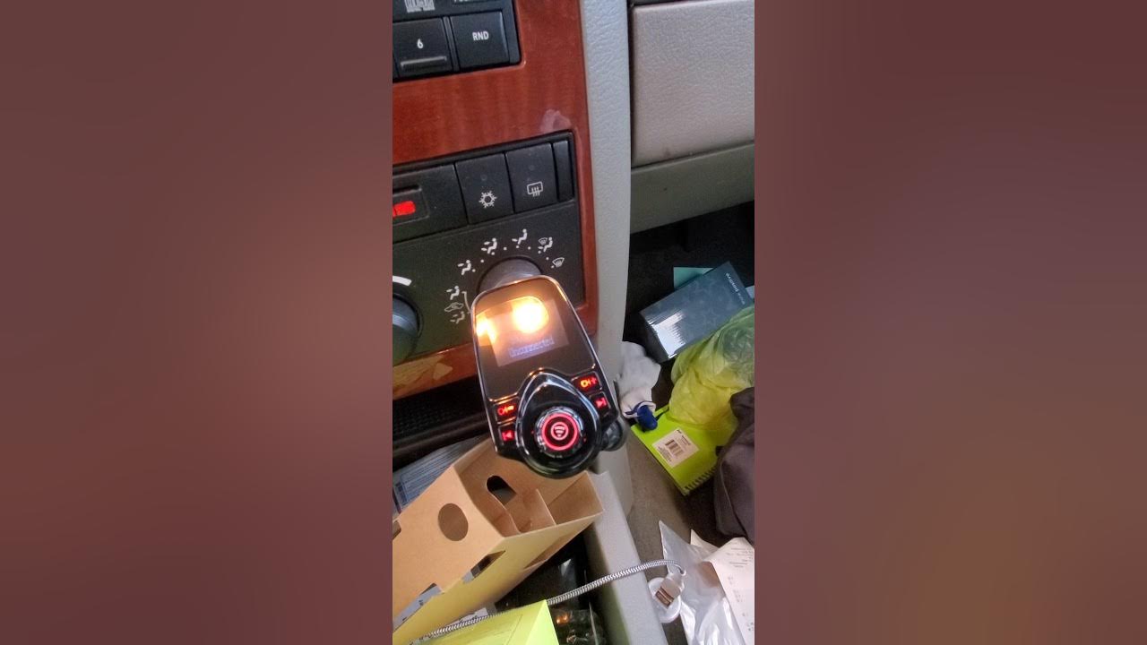 Unboxing and hooking up Drive Onn. Wireless Fm Transmitter with Bluetooth. Wireless Technology