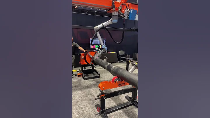 Large gantry crane Cnc machine welding robot at fabtech 2023 pretty sweet machine