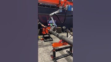 Large gantry crane Cnc machine welding robot at fabtech 2023 pretty sweet machine