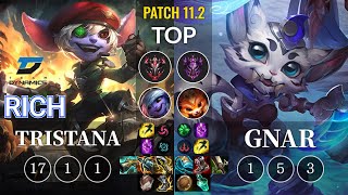 DYN Rich Tristana vs Gnar Top - KR Patch 11.2