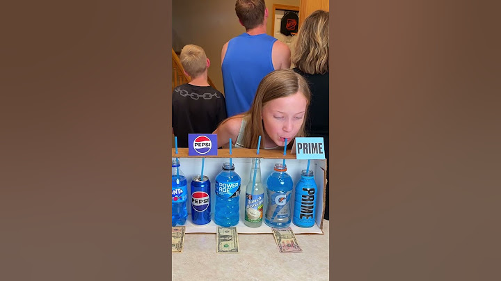 Do All Blue Drinks Taste the Same? #game #challenge #family