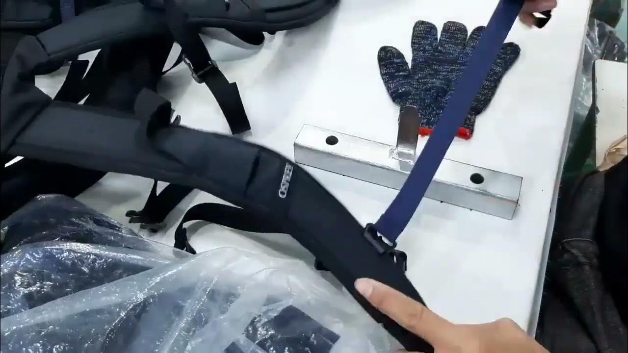 How to insert a Sternum Strap to Backpack YouTube