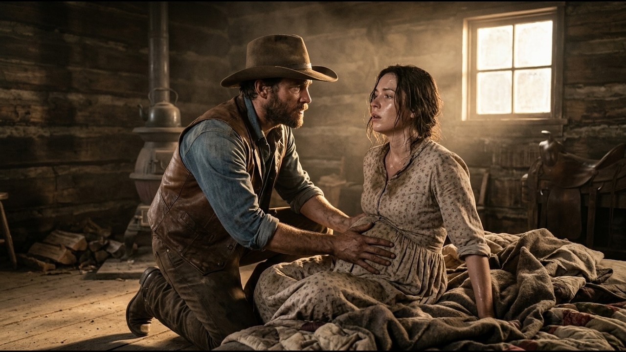 Le cow-boy la trouva accouchant seule — il resta et l’aida à chaque instant.