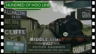 Exploring by steam train the hundred of hoo branch railway in kent, as
it was 1958. starting from gravesend, ride to allhallows-on-sea, and
return gr...