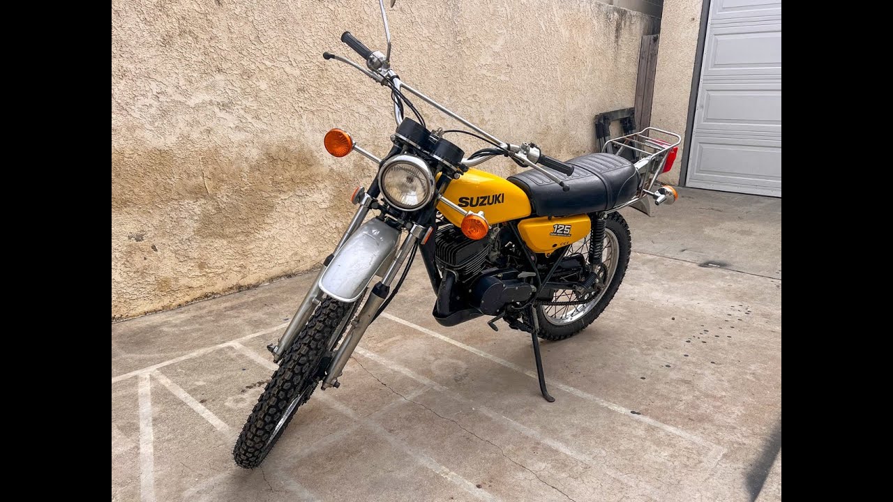 No Reserve – 1974 Suzuki TC125 with 69 Miles – Iconic Motorbike