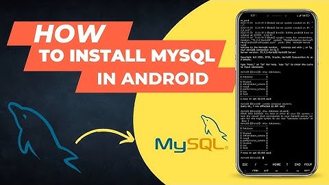 How to Install mySQL in Termux| Installing MySQL in Android|