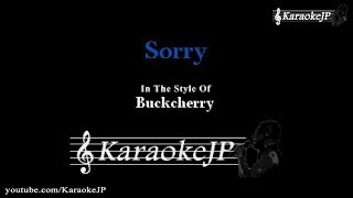 Sorry (Karaoke) - Buckcherry chords