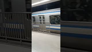 E217系　東京駅地下ホームを発車