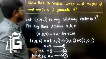 R³ in Tamil | Random Process and Linear Algebra in Tamil | Unit 4 | Problem 1
